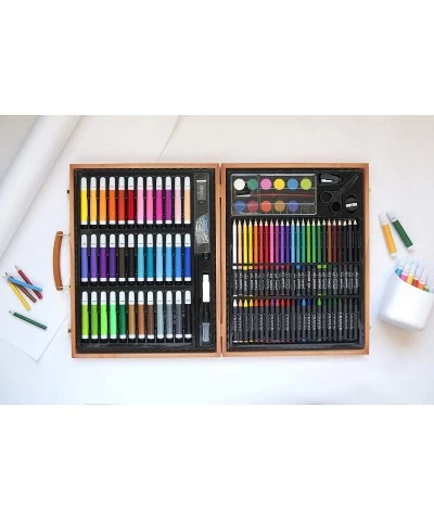 Painting Drawing & Art Supplies with Personalized Wooden Art Case for Kids 6-8 and 9-12 (Cameron Design) - Art Set Paint Set ...