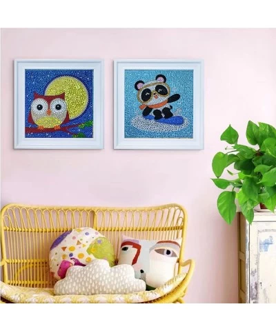 5D Diamond Painting Kits for Kids with Wooden Frame - Paint by Numbers Dots Full Diamond Arts Kits for Girls Boys 6-8-12-14 A...