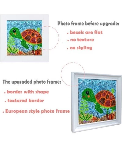 5D Diamond Painting Kits for Kids with Wooden Frame - Paint by Numbers Dots Full Diamond Arts Kits for Girls Boys 6-8-12-14 A...