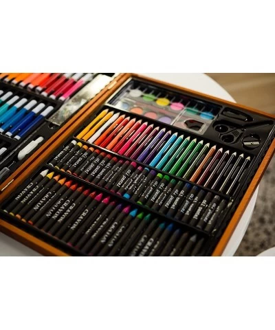 Painting Drawing & Art Supplies with Personalized Wooden Art Case for Kids 6-8 and 9-12 (Cameron Design) - Art Set Paint Set ...