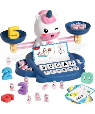 Unicorns Kindergarten Preschool Learning Activities Math Counting Matching Letter Toys - Toddler Educational Toys for 3 4 5 6...