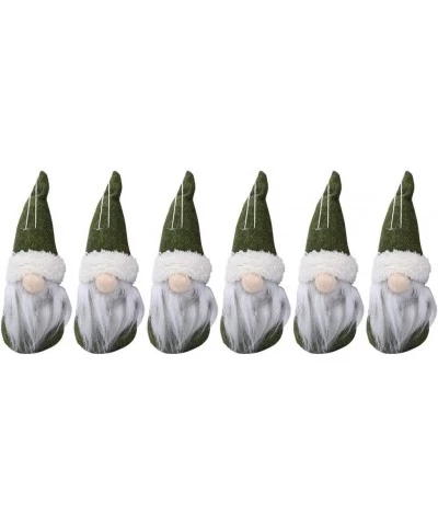 6Packs Christmas Tree Ornament Plush Doll Xmas Christmas Swedish Gnome Toys Cute Lovely Festival Party Decoration Decor Kids ...