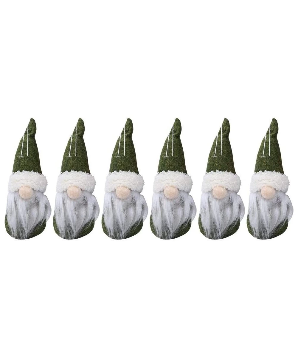 6Packs Christmas Tree Ornament Plush Doll Xmas Christmas Swedish Gnome Toys Cute Lovely Festival Party Decoration Decor Kids ...