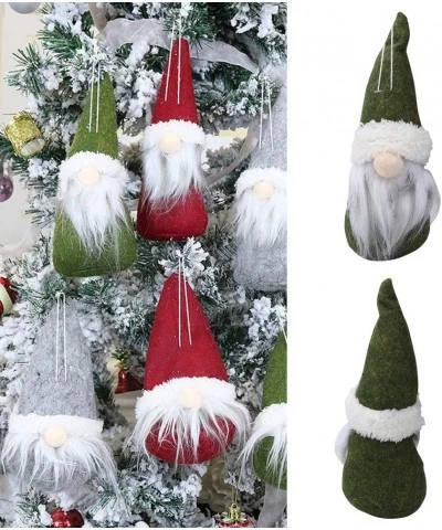 6Packs Christmas Tree Ornament Plush Doll Xmas Christmas Swedish Gnome Toys Cute Lovely Festival Party Decoration Decor Kids ...