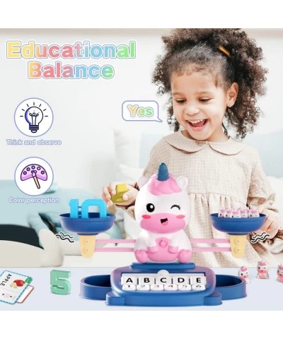 Unicorns Kindergarten Preschool Learning Activities Math Counting Matching Letter Toys - Toddler Educational Toys for 3 4 5 6...