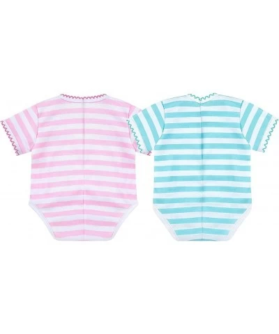 Doll Clothes for Baby Doll Soft Cotton Romper Tops for 14-18 inch Doll Compatible with American Girl and More Set of 2 $17.66...