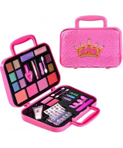 Kids Makeup Kit for Girl - with Make Up Remover - 30Pc Real Washable Non Toxic Play Princess Cosmetic Set - Ideal Birthday fo...