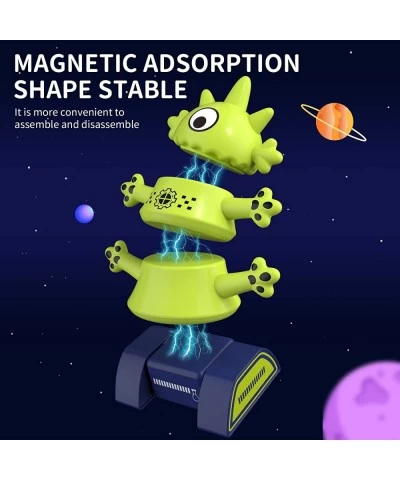 Magnetic Robot Toy for Kids 3-5 Years Old - Monster Magnetic Blocks Stacking Transform Toys for Kids with Storage Box Set for...