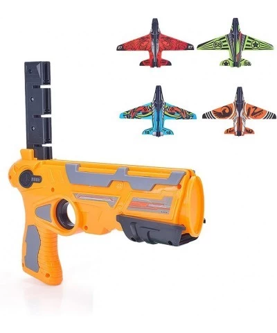 Airplane Toy 2021 New Hot Toy Catapult Airplane Shooting Game Toy for Kids One-Click Ejection Model Foam Airplane with 4 Pcs ...