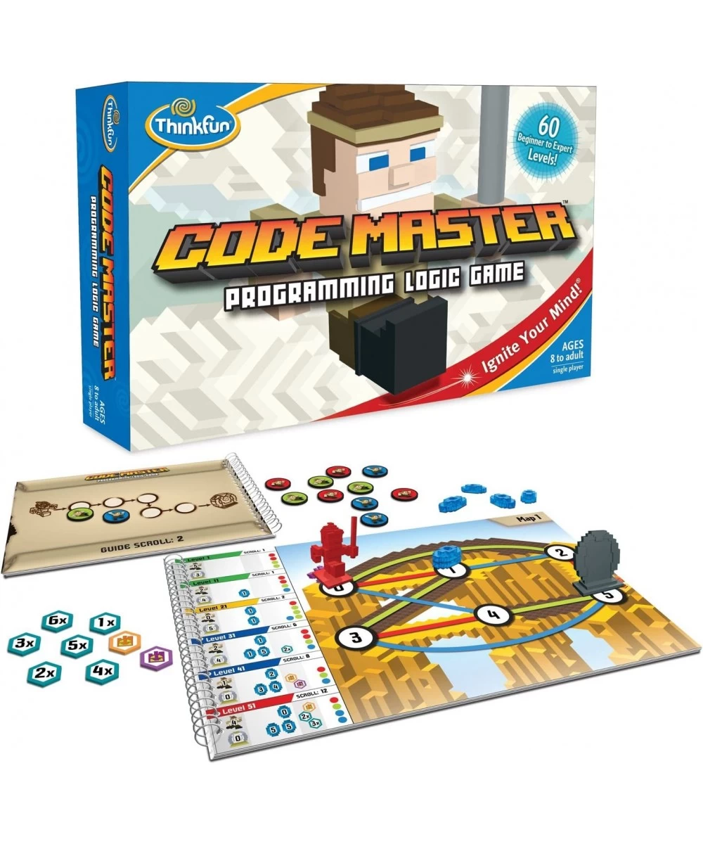 ThinkFun Code Master Programming Logic Game and STEM Toy – Teaches Programming Skills Through Fun Gameplay $31.37 Board Games