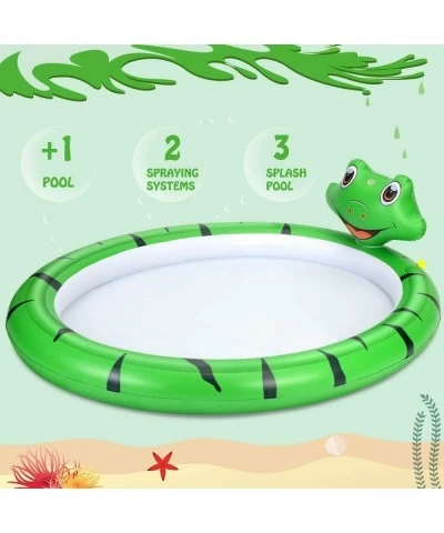 Splash Sprinkler Pad for Dogs Kids Thicken Dog Pool with Sprinkler Fun Backyard Fountain Play Mat for Baby Girls Boys Childre...