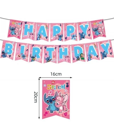 Pink Birthday Party Supplies Set of 42 Including 1 Tablecloth 1 Banner 20 Napkins 20 Plates $29.75 Kids' Party Tableware