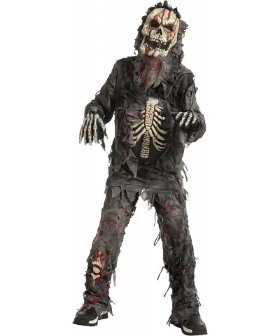 Child Boy Scary Black Zombie costume for kids (Medium (8-10yr)) $50.63 Kids' Costumes