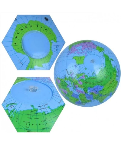 10 Pack Inflatable Globe PVC World Globe Inflatable Earth Beach Ball for Beach Playing or Teaching $37.97 Toy Sports Products