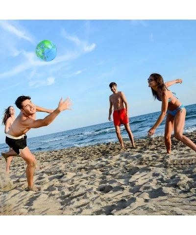 10 Pack Inflatable Globe PVC World Globe Inflatable Earth Beach Ball for Beach Playing or Teaching $37.97 Toy Sports Products