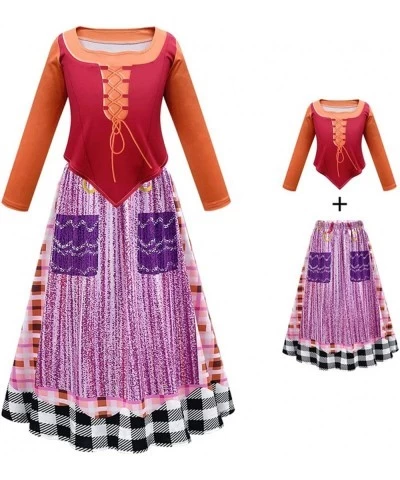 Halloween Witch Sister Cospaly Costume for Kid Girls 5-12 Years $44.37 Kids' Costumes