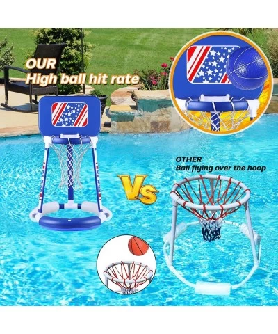 Floating Pool Basketball Hoop - Water Basketball Hoops for Kids & Adults - Basketball Game Swimming Pools Toys & Land Basketb...