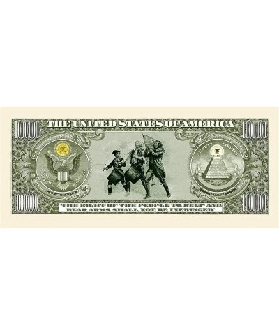 NRA National Rifle Association Million Dollar Bill - Comes in Bill Protector - Show Your Support for The Second Amendment $14...