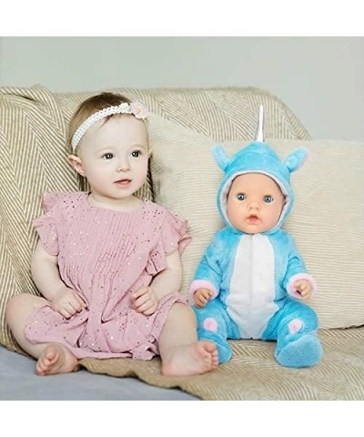 K.T.Fancy 2 Sets 16-18 Inch Baby Doll Clothes Unicorn Jumpsuit Pajamas with 2 Shoes for 43cm New Born Baby Doll and 18 Inch G...