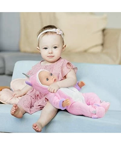 K.T.Fancy 2 Sets 16-18 Inch Baby Doll Clothes Unicorn Jumpsuit Pajamas with 2 Shoes for 43cm New Born Baby Doll and 18 Inch G...