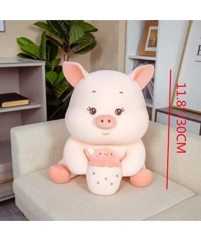 Pig Plush Stuffed Animal 11.8’’/30cm Fat Pig Plush Piggy Stuffed Animal Toys for Kids Girlfriend Birthday Christmas (Pink) $3...