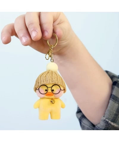 10cm Wearing Yellow Doll Plush Toy Plush Small Yellow Duck Keychain Yellow Duck Cute Stuffed Animal Mini Plush Toy Very Suita...