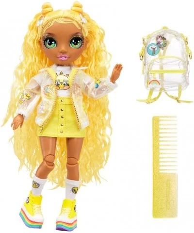 Jr High Sunny Madison - 9-inch Yellow Fashion Doll with Accessories- Open and Closes Backpack Great Gift for Kids 6-12 Years ...