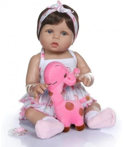 18inch 47cm Real Life Silicone Vinyl Full Body Reborn Baby Girl Dolls in Tan Skin Preemie Washable Newborn Doll Look Real $83...