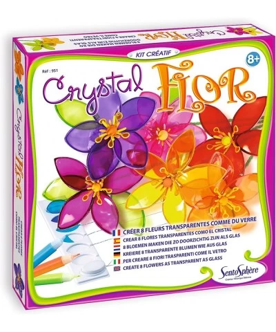 SentoSphere Crystal Flowers Craft Kit by $40.87 Kids' Drawing & Writing Boards