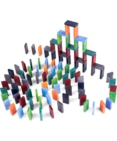 Plastic Bulk 100pcs | Dominoes Set STEM STEAM Small Toys Family Games for Kids Kids Toys and Games (Storm Mix) $41.34 Domino ...