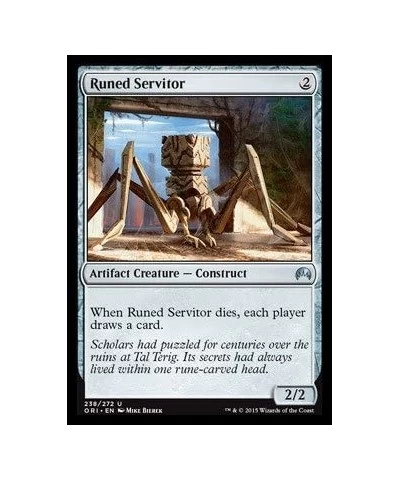 Runed Servitor (238/272) - Origins $10.11 Card Games