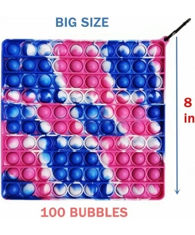 1Pcs Big Size Push Jumbo Pop Bubble Fidget Sensory Toy 8 Inch 100 Bubbles Fidget Toy for Children Autism Special Needs and Ad...