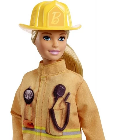 Firefighter Doll Blonde Wearing Firefighter Uniform and Hat $44.08 Dolls