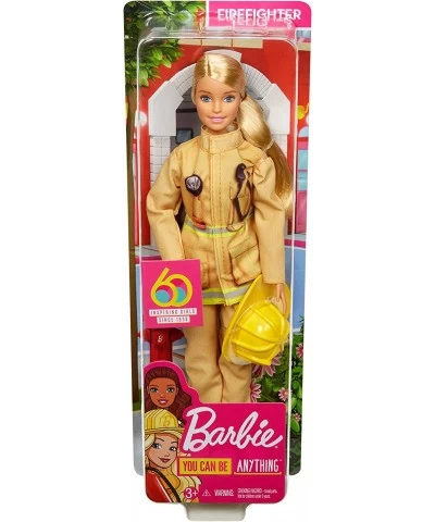 Firefighter Doll Blonde Wearing Firefighter Uniform and Hat $44.08 Dolls