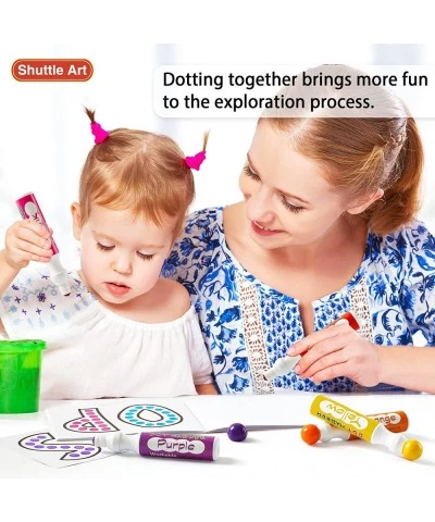 Dot Markers 10 Colors Bingo Daubers with Dot Coloring Book for Toddler Art Activities Non-Toxic Washable Coloring Markers for...