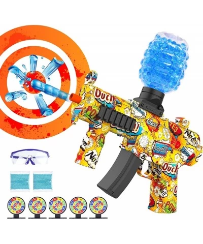 Gel Splatter Water Ball Blasters Toy Gun Full Auto Outdoor Shooting Game Birthday Christmas Gift for Boy and Girls GBN03 Yell...