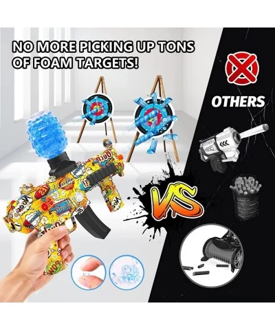 Gel Splatter Water Ball Blasters Toy Gun Full Auto Outdoor Shooting Game Birthday Christmas Gift for Boy and Girls GBN03 Yell...