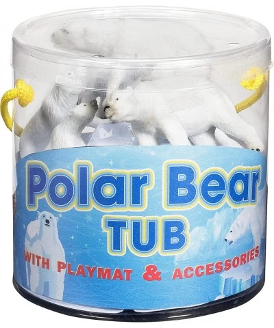 Polar Bear Tub Figurines with Playmat $23.67 Stuffed Animals & Teddy Bears