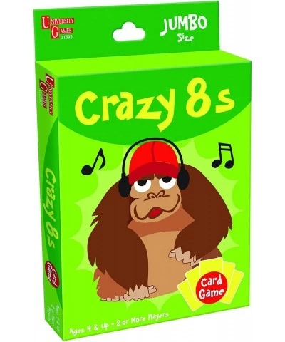 1407 Crazy 8s Card Game Jumbo Size $15.27 Card Games