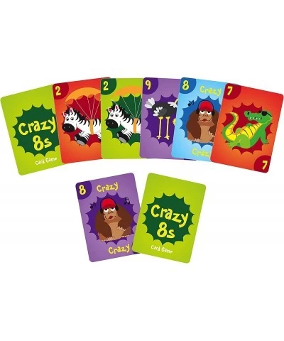 1407 Crazy 8s Card Game Jumbo Size $15.27 Card Games