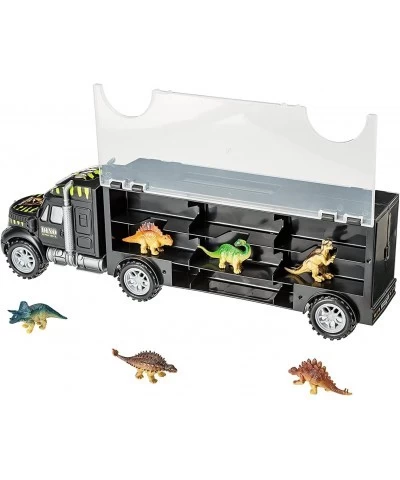 16" Dinosaur Truck Carrier Playset with 6 Mini Plastic Dinosaurs Dinosaur Toy Trucks for Toddler Boys 3 to 5 Years Old $26.02...