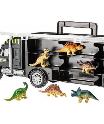 16" Dinosaur Truck Carrier Playset with 6 Mini Plastic Dinosaurs Dinosaur Toy Trucks for Toddler Boys 3 to 5 Years Old $26.02...