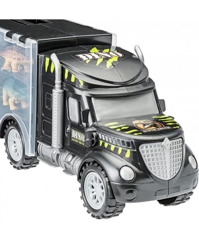 16" Dinosaur Truck Carrier Playset with 6 Mini Plastic Dinosaurs Dinosaur Toy Trucks for Toddler Boys 3 to 5 Years Old $26.02...