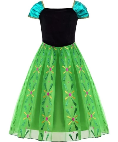 Girls Costume Princess Dress Green Birthday Party Cosplay Dress Up with Accessories $48.78 Kids' Costumes