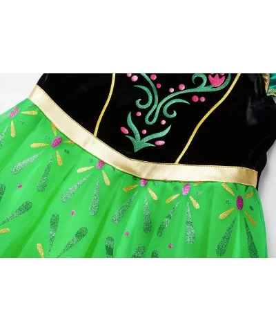 Girls Costume Princess Dress Green Birthday Party Cosplay Dress Up with Accessories $48.78 Kids' Costumes