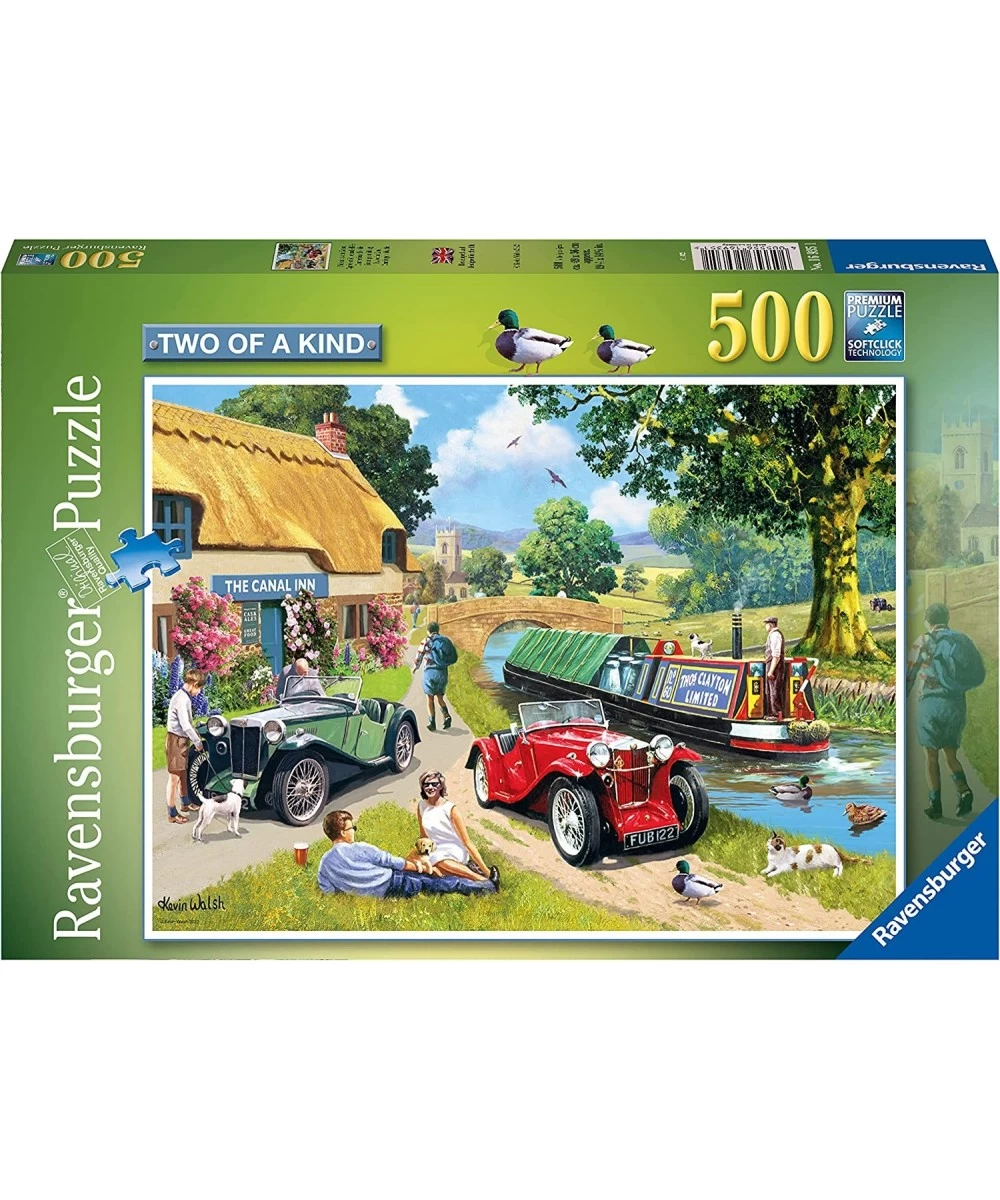 Two of a Kind 500 Piece Jigsaw Puzzles for Adults & Kids Age 10 Years Up - Nostalgic Puzzle $36.95 Jigsaw Puzzles