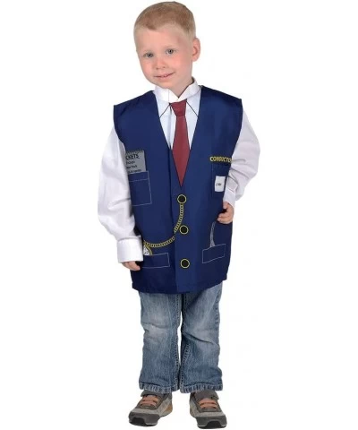 My 1st Career Gear Train Conductor Top Navy Blue $25.65 Kids' Costumes