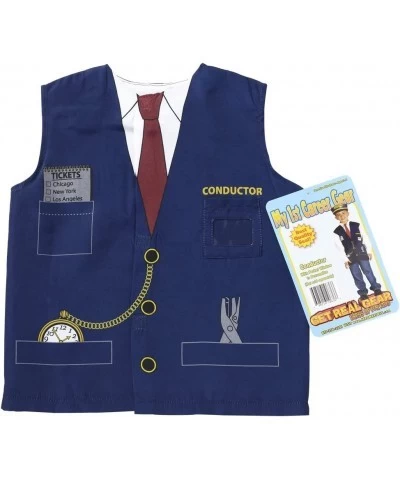 My 1st Career Gear Train Conductor Top Navy Blue $25.65 Kids' Costumes