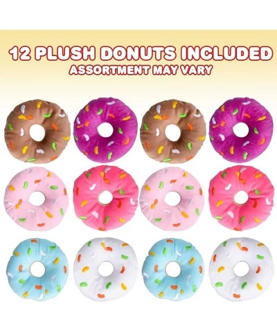 Plush Donuts for Kids Set of 12 Soft Stuffed Donut Toys in Assorted Colors Cute Donut Party Supplies Donut Party Decorations ...