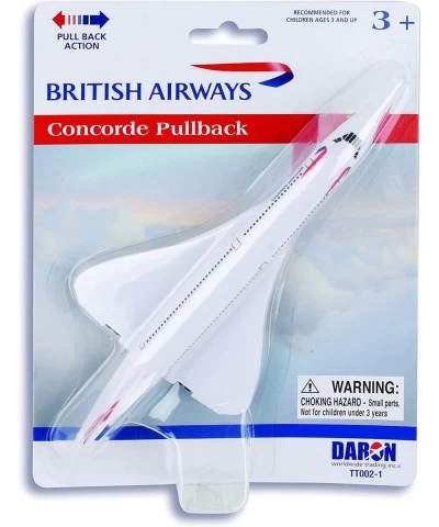 British Airways Concorde Pullback TT002-1 $22.83 Kids' Play Airplanes